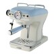image 1 of Ariete 1389/15 Vintage Retro Espresso Coffee Machine with Milk Frother, Blue
