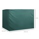 image 7 of Outsunny Patio Swing Chair Cover Garden Furniture Protector 215x155x150cm Green | Green | Dark Green