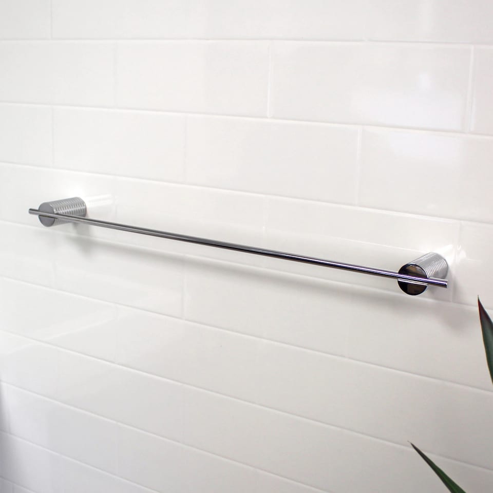 image 1 of Showerdrape Vitality Chrome Stainless Steel Wall Mounted 6 Piece Bathroom Accessory Set | Silver | 1