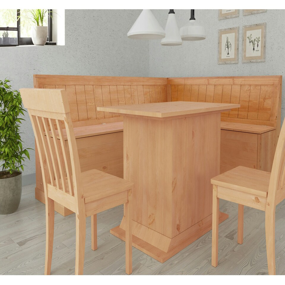 image 1 of Sara cornerBench L Stain Wax 202x162x90cm