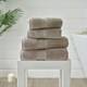 image 1 of New Boston Luxury Towel – 800GSM Combed Cotton | Ultra Soft & Absorbent | Premium Spa Quality Bath Towels Brown | Stone | Hand towel