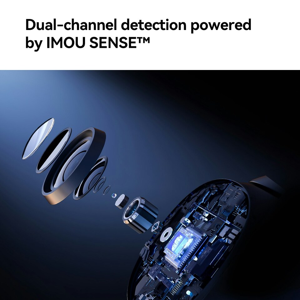 image 1 of IMOU Ranger Dual Indoor Cam- Indoor Dual Lens Pan & Tilt Smart Wi-Fi Plug-In Security Camera