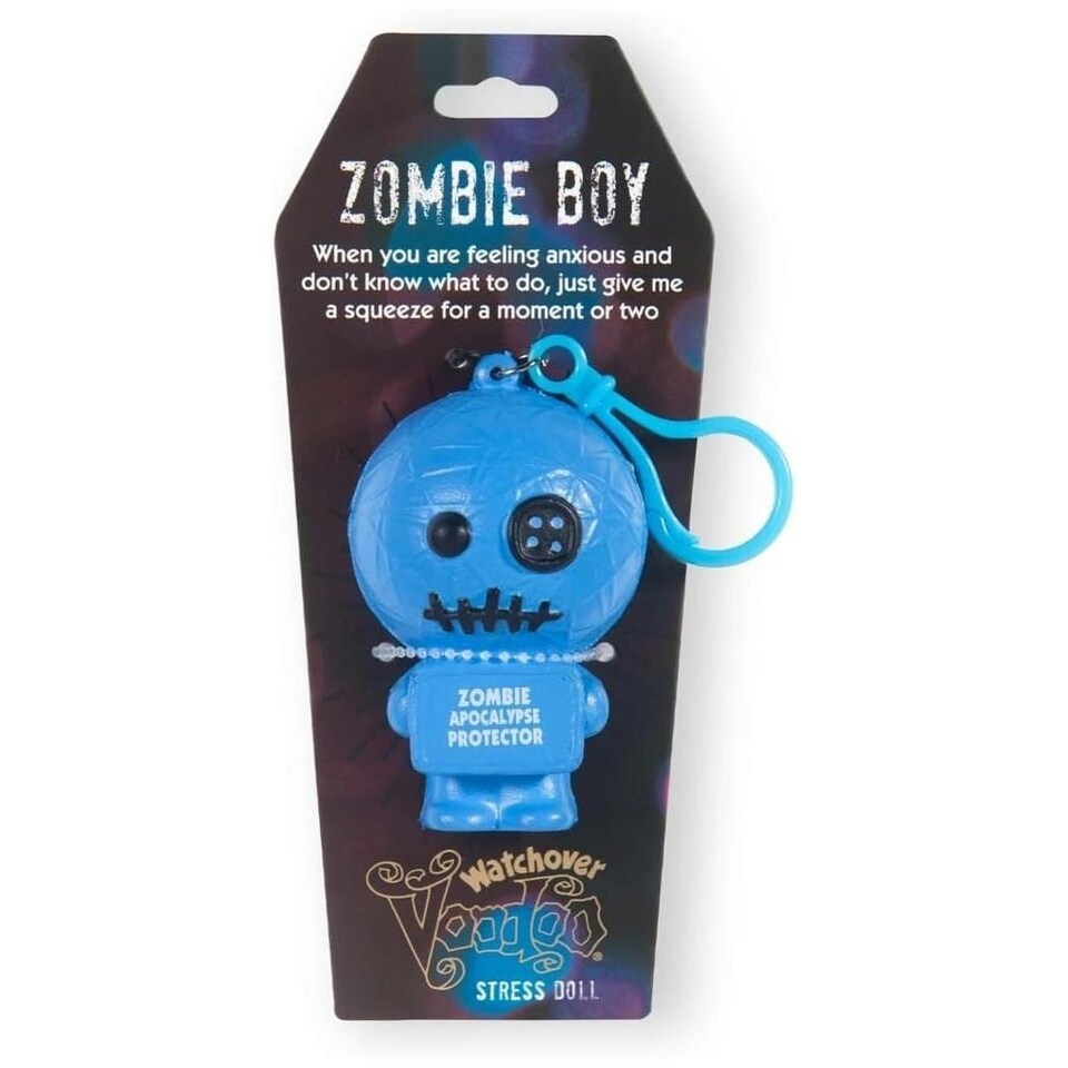 History & Heraldry Voodoo Stress Toy Keychain -  Zombie Boy