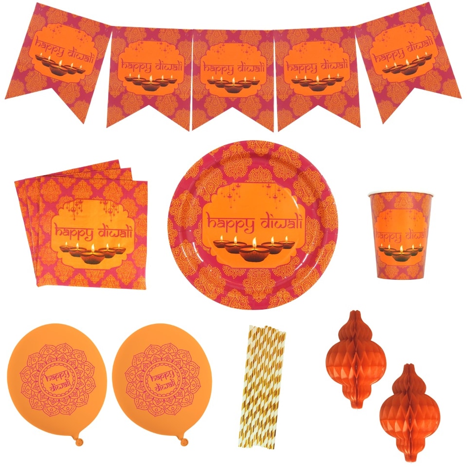 Party In A Box - Diwali - Pink & Orange