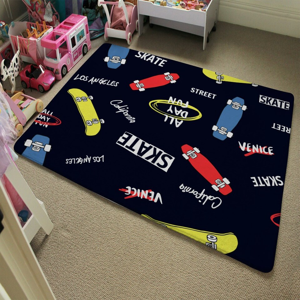 image 1 of Skate (Rug) Black | Small: 60x110cm