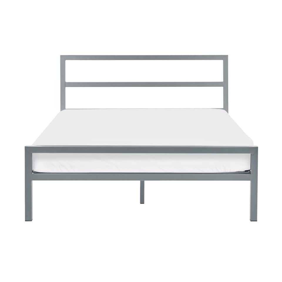 image 1 of Lagoon Metal Bed - Silver - Small Double (120cm)