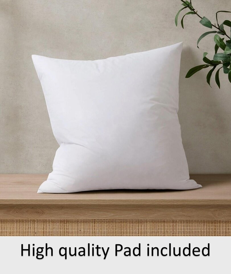image 1 of Wide Striped Large Outdoor Water-repellant Cushion Yellow
