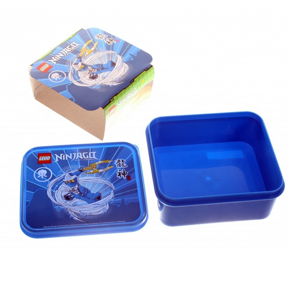 image 1 of LEGO NINJAGO Jay ZX Lunch Box Kids Food Storage Container Blue