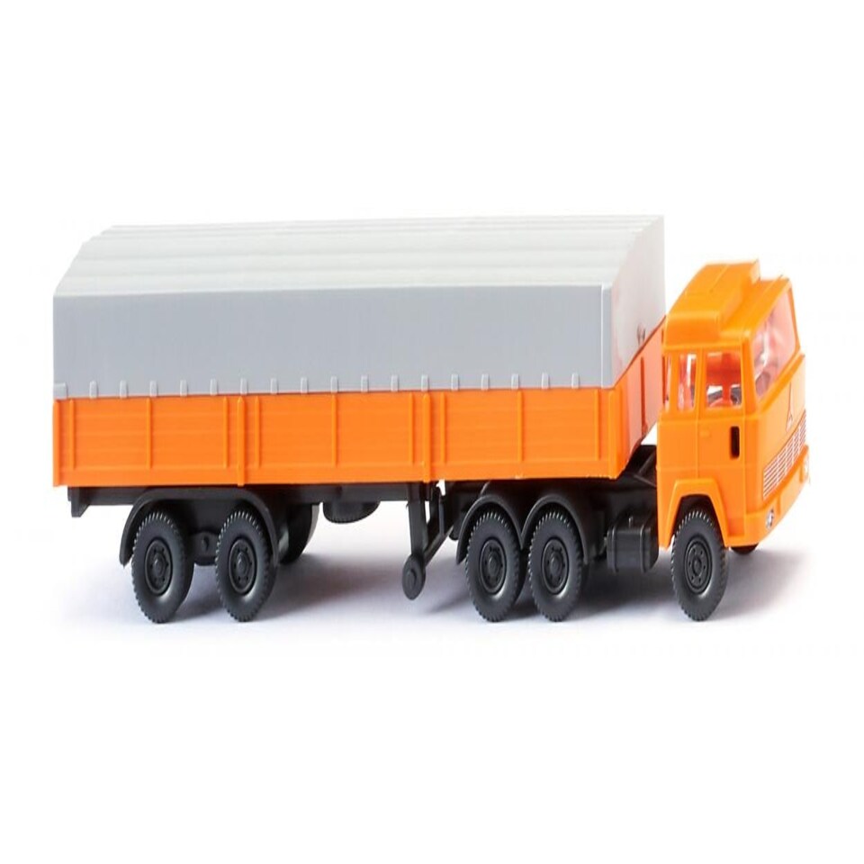 Wiking Magirus Tractor Trailer Orange