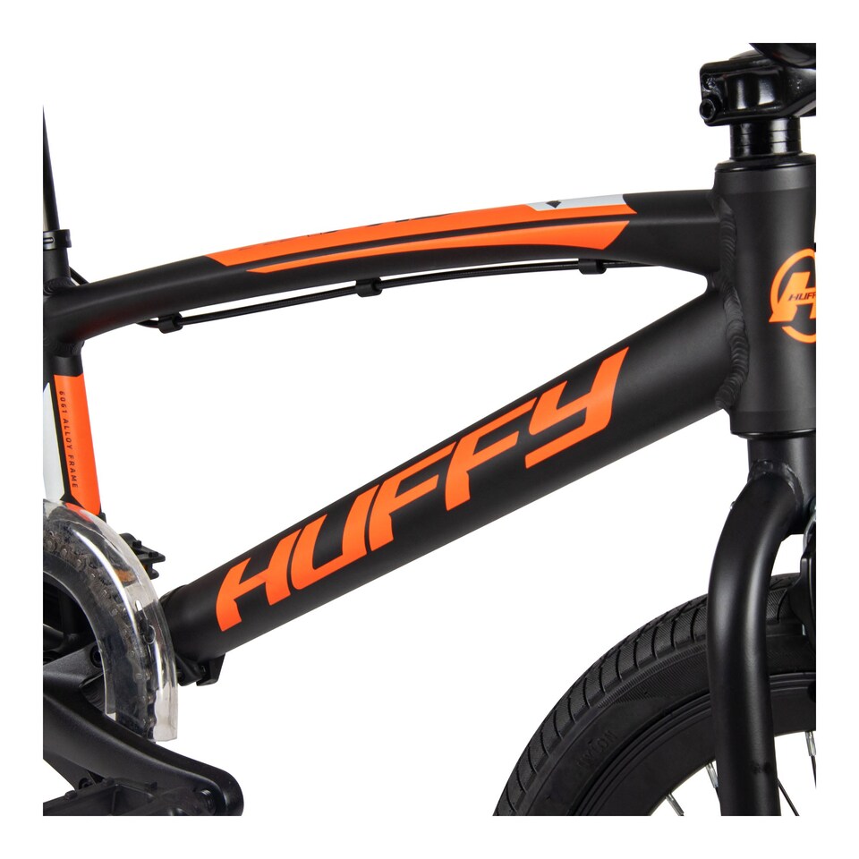 image 1 of HUFFY HX Pro Racer 20-inch Aluminum BMX Race Bike - Black/Orange (53005W)