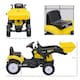 image 3 of HOMCOM Pedal Go Kart Ride On Excavator W/ Front Loader Digger, Four Wheels Child