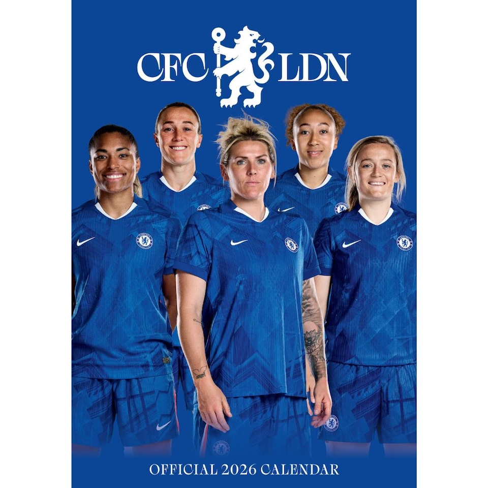 CHELSEA FC WOMEN'S 2026 A3 CALENDAR - PRE-ORDER