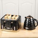 image 7 of HOMCOM Kettle and Toaster Sets, 3000W 1.7L Rapid Boil Kettle & 4 Slice Toaster with 7 Browning Controls, Defrost, Reheat and Crumb Tray, UK Otter thermostat, Black
