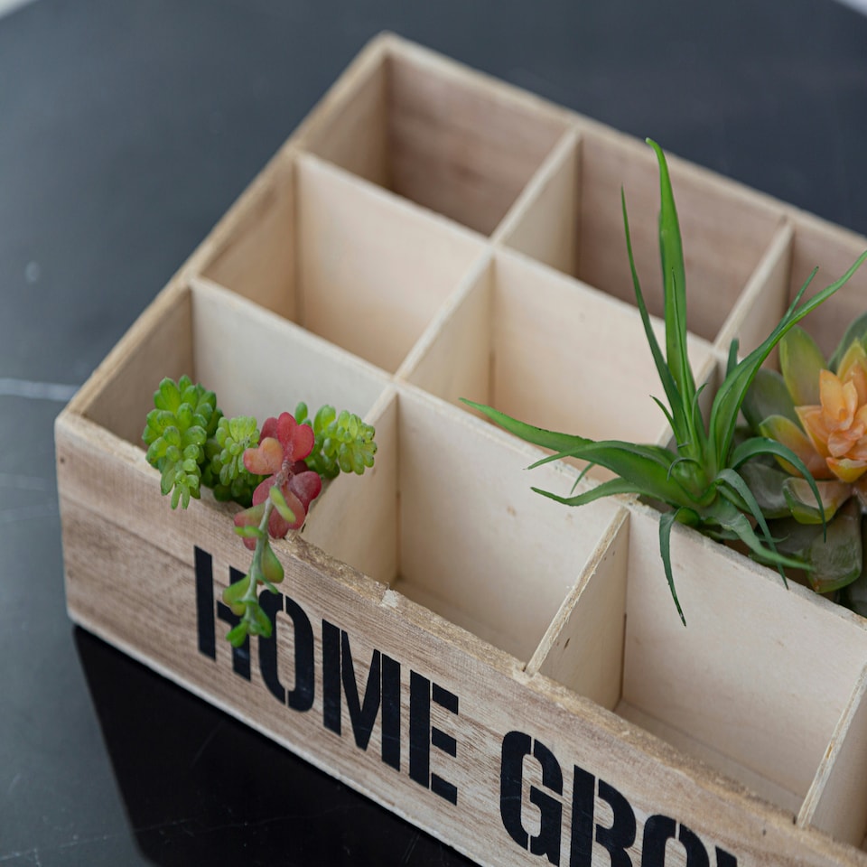 image 1 of Maison by Premier Naresso 12 Compartments Herbs & Seed Crate