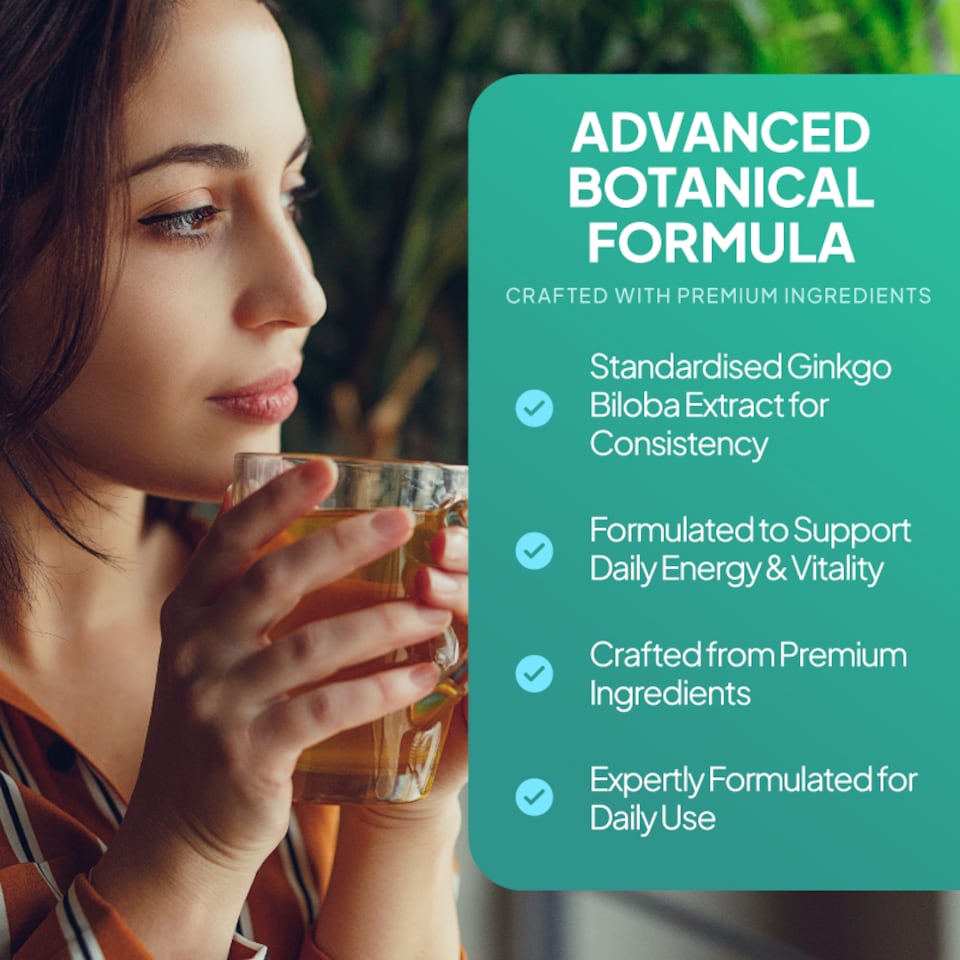 image 1 of Ginkgo Biloba 6,000mg - 180 Tablets