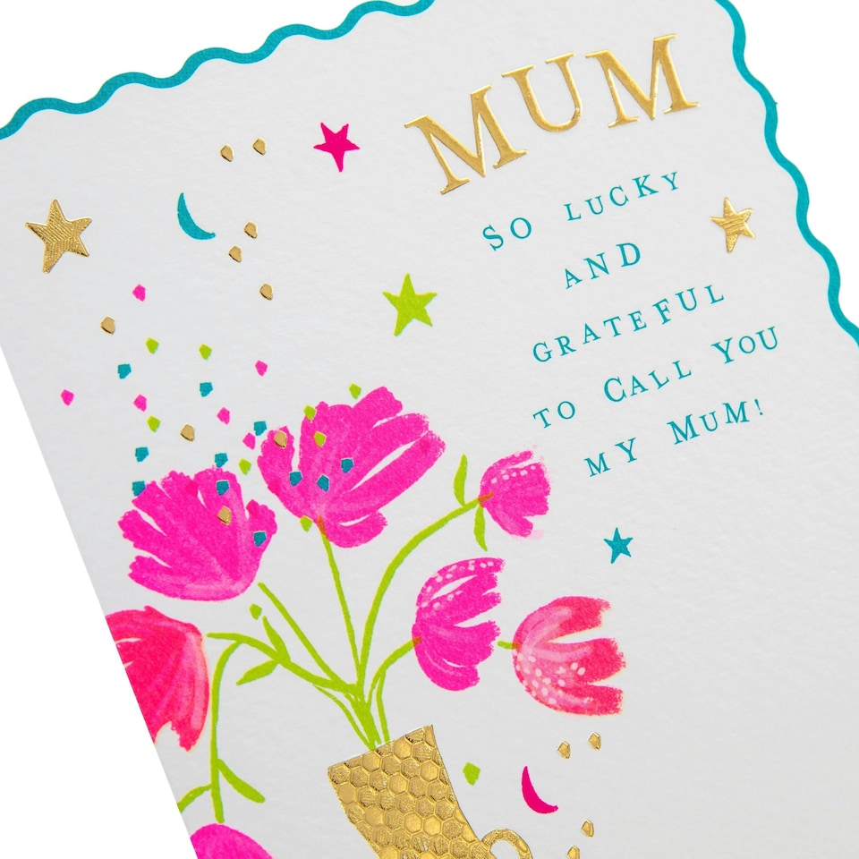 image 1 of Hallmark Birthday Card For Mum - Flowers Design