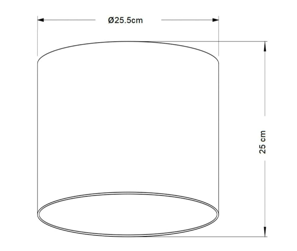 image 1 of 10" Black Velvet Cylinder Light Shade Gold Inner Black