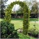 image 1 of Metal Garden Arch Archway Ornament For Climbing Plants Rose Patio Gateway Sturdy