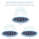 image 5 of PawHut 170cm Splash Pad Sprinkler for Pets Dog Bath Pool Non-slip Outdoor Blue