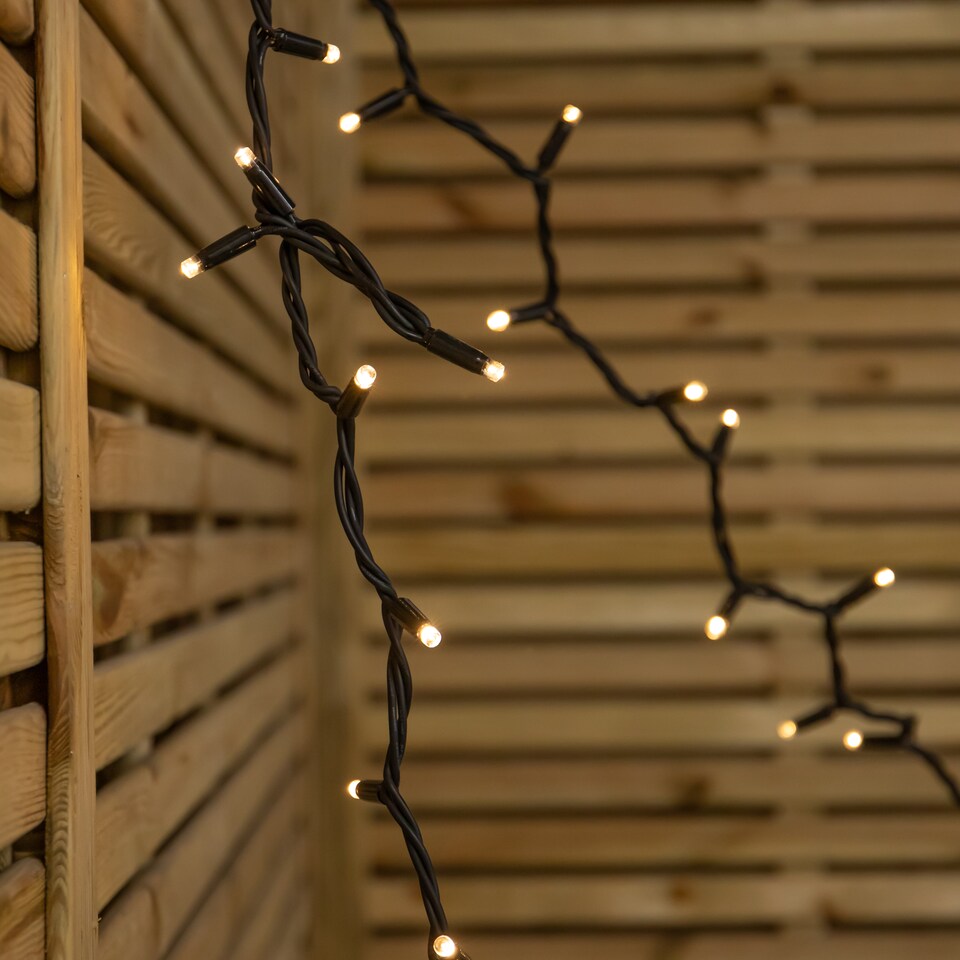 image 1 of 24m Set of 300 Connectable String Lights with Warm White LEDs