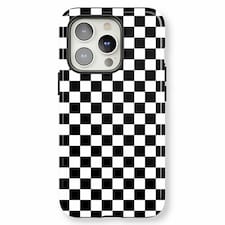 Mono Checkerboard Phone Case | Black | iPhone 14
Tough | iPhone 14
Tough