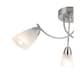 image 5 of COSYLYTE Hallie Bathroom Light 3 Classic Glass Ceiling Light - Brushed Nickel | Silver | Brushed Nickel | 1