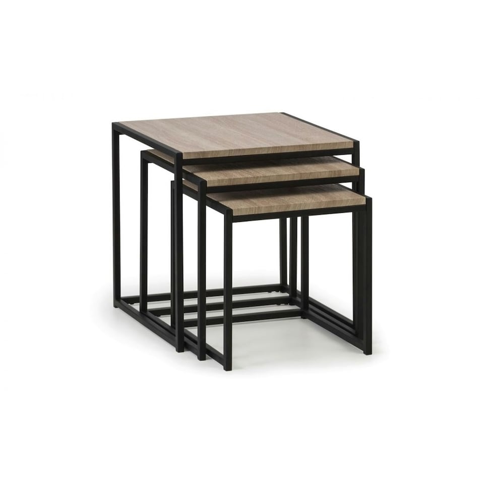 image 1 of Classic Sonoma Oak Nest of Tables Brown