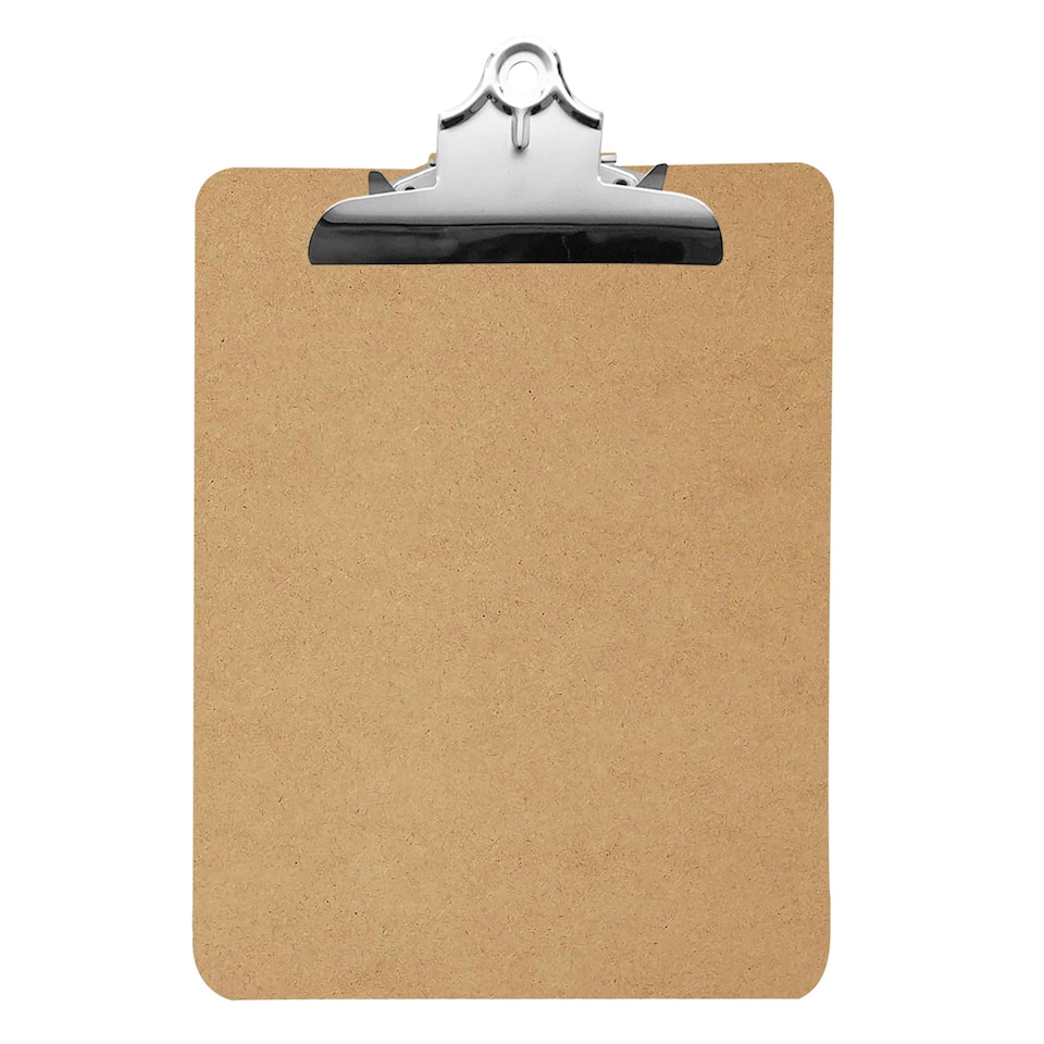 image 1 of Janrax A4 MDF Clipboard with Butterfly Clip