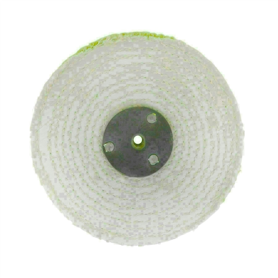 image 1 of 6" x 2" Conversion Polishing Mop Kit For 1/2 HP Grinders 3 Mops Compounds Spindle