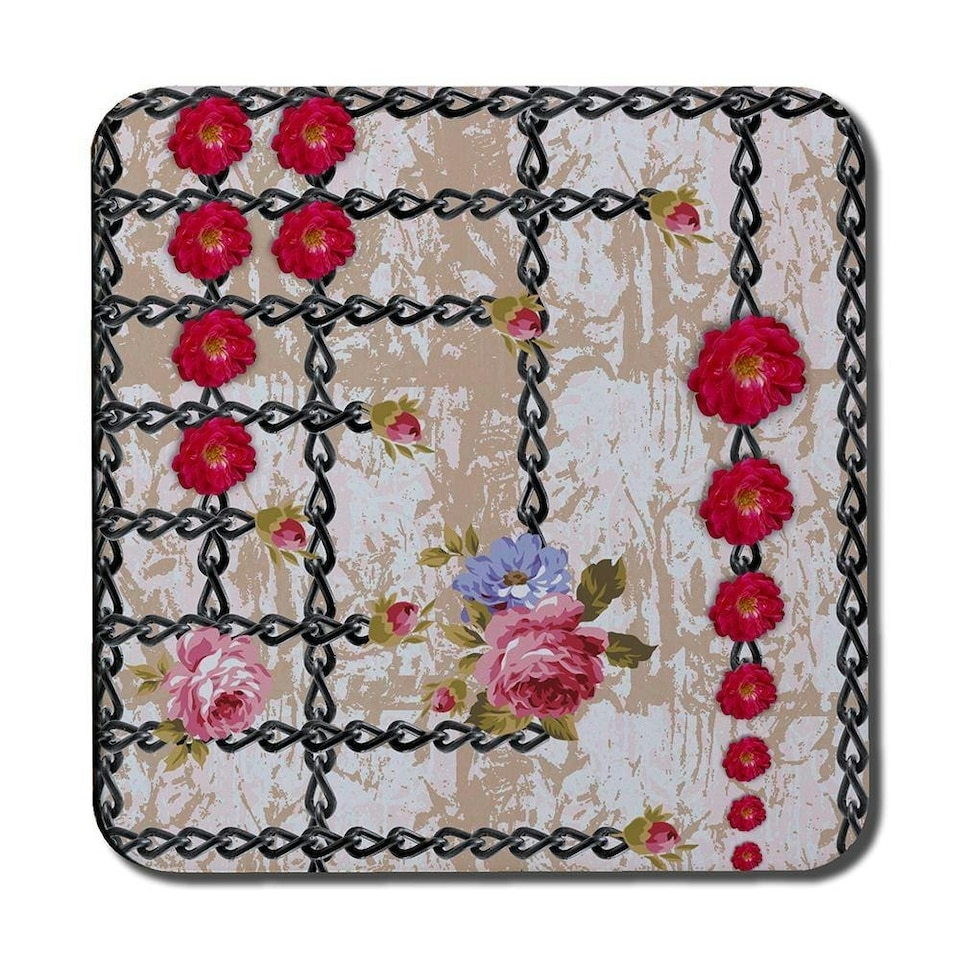image 1 of Flowers & Chains (Coaster)