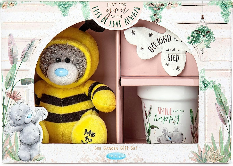 image 1 of Me to You Tatty Teddy Bee Garden Gift Set with Plush Official Collection