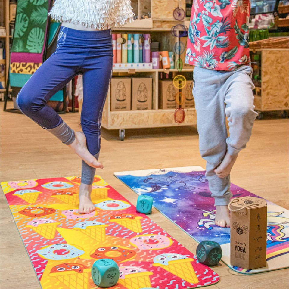 image 1 of Myga Kid's Printed Yoga Mat - Sweet Tooth