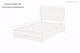 image 5 of Sloomy Alabama Pewter Dumfries Divan Bed Base No Drawers With 26 Inch Strutted Headboard | Grey | Pewter | Small Single | 1