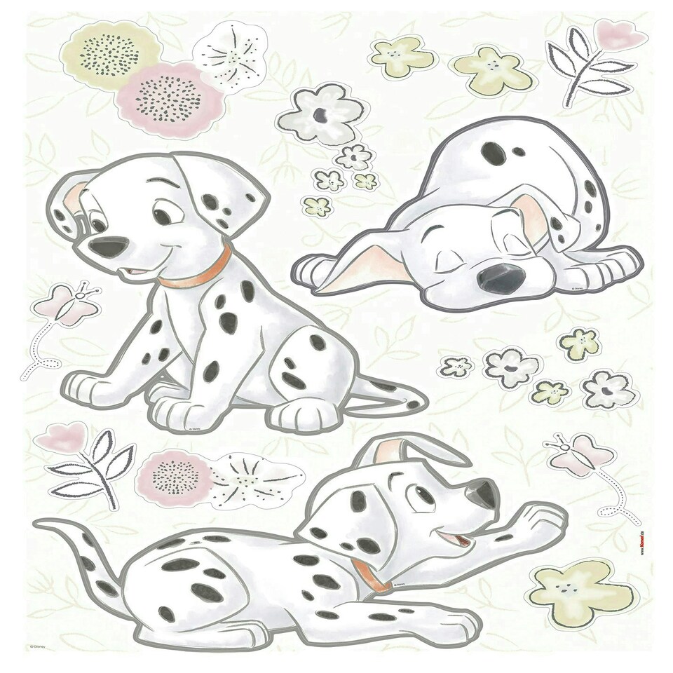image 1 of Disney 101 Dalmations Dots Self-Adhesive Wall Stickers