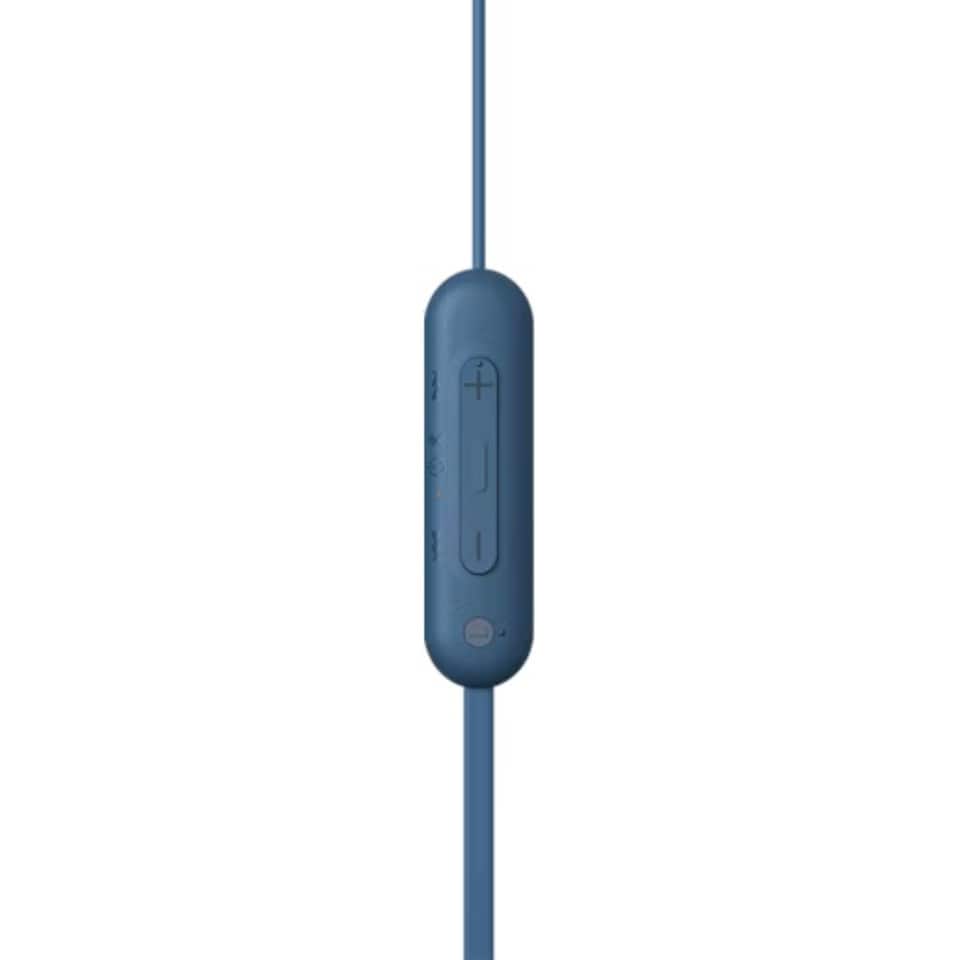 image 1 of Sony WI-C100 Wireless In-ear Headphones | Blue