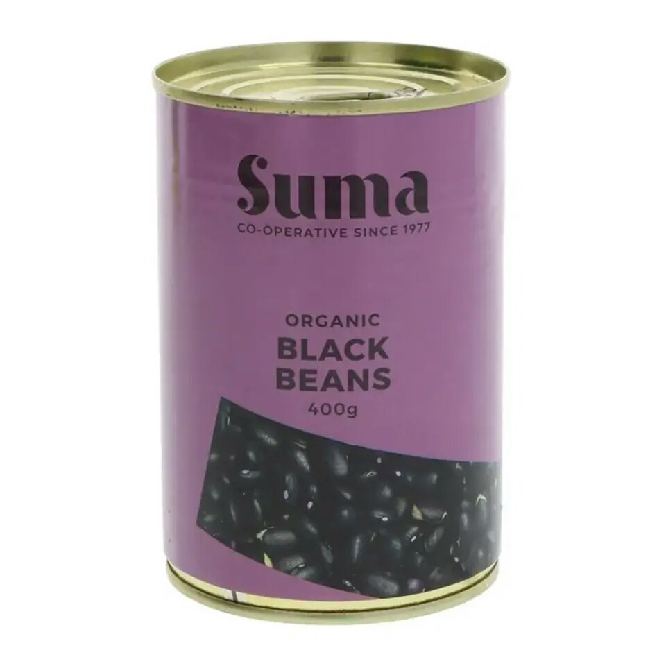 Organic Black Beans 400g (Suma)