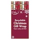 image 2 of Pack of 4 4m Traditional Christmas Design No SHrink Gift Wrap Rolls