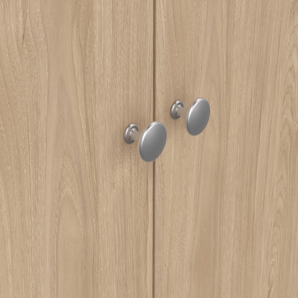 image 1 of Madrid Wardrobe with 3 Doors in Jackson Hickory Oak