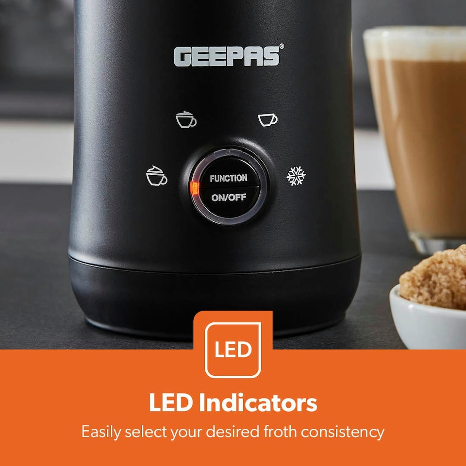 image 1 of GEEPAS 4-Setting Electric Milk Frother