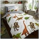image 2 of VELVETIO Dinosaur Duvet Cover Set Soft Polycotton Kids Beddings Multi | Single