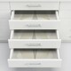 image 5 of NuWallpaper NUS3575 Inuition Peel & Stick Wallpaper, White & Gold Multi