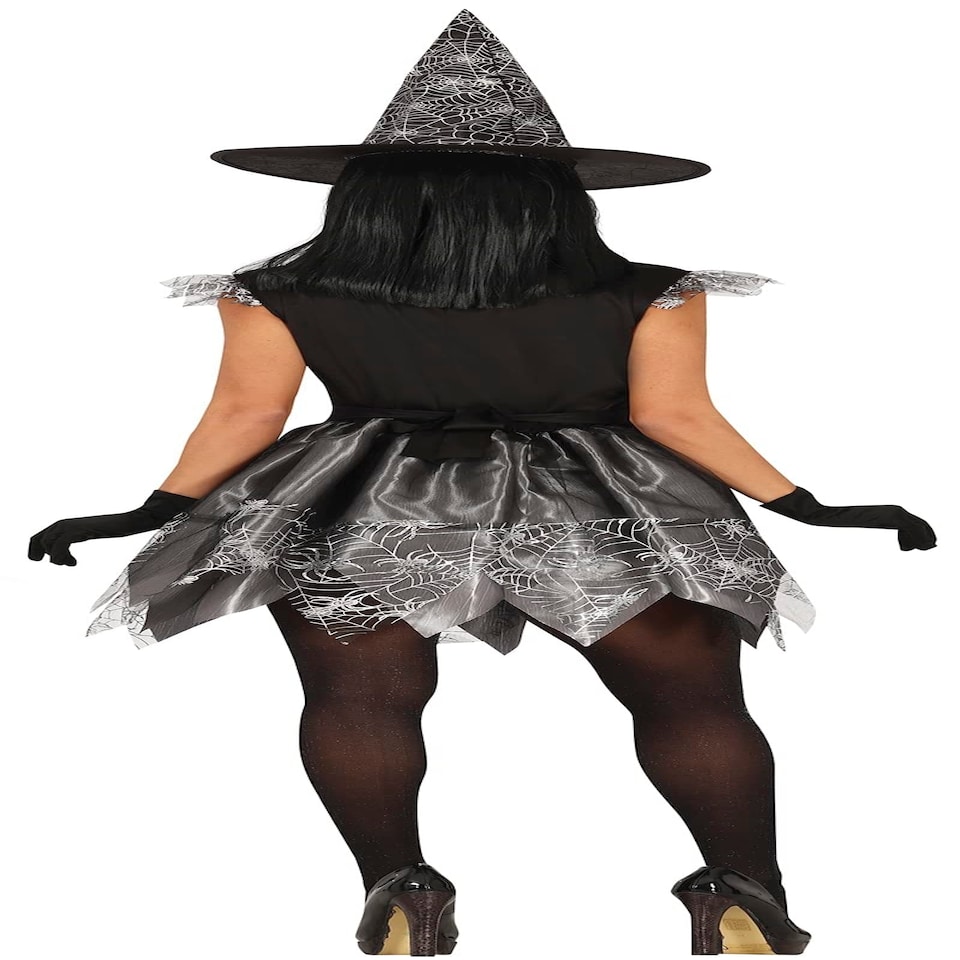 image 1 of Fancy Dress Adult Silver Witch - L