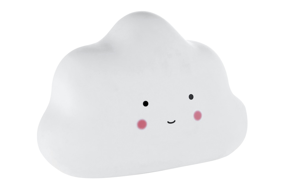 Interiors by Premier Kids Cloud Night Light, Soft White Ceramic Cloud Design With Gentle Illumination, Creates A Calming Sleep