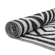 image 6 of JVL Lightweight Reversible Outdoor Rug – Tile Pattern, Plastic Woven, 150 x 210 cm