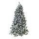 image 1 of Extra Large Snowy Spruce Tree - Plastic - Height 213 cm - White