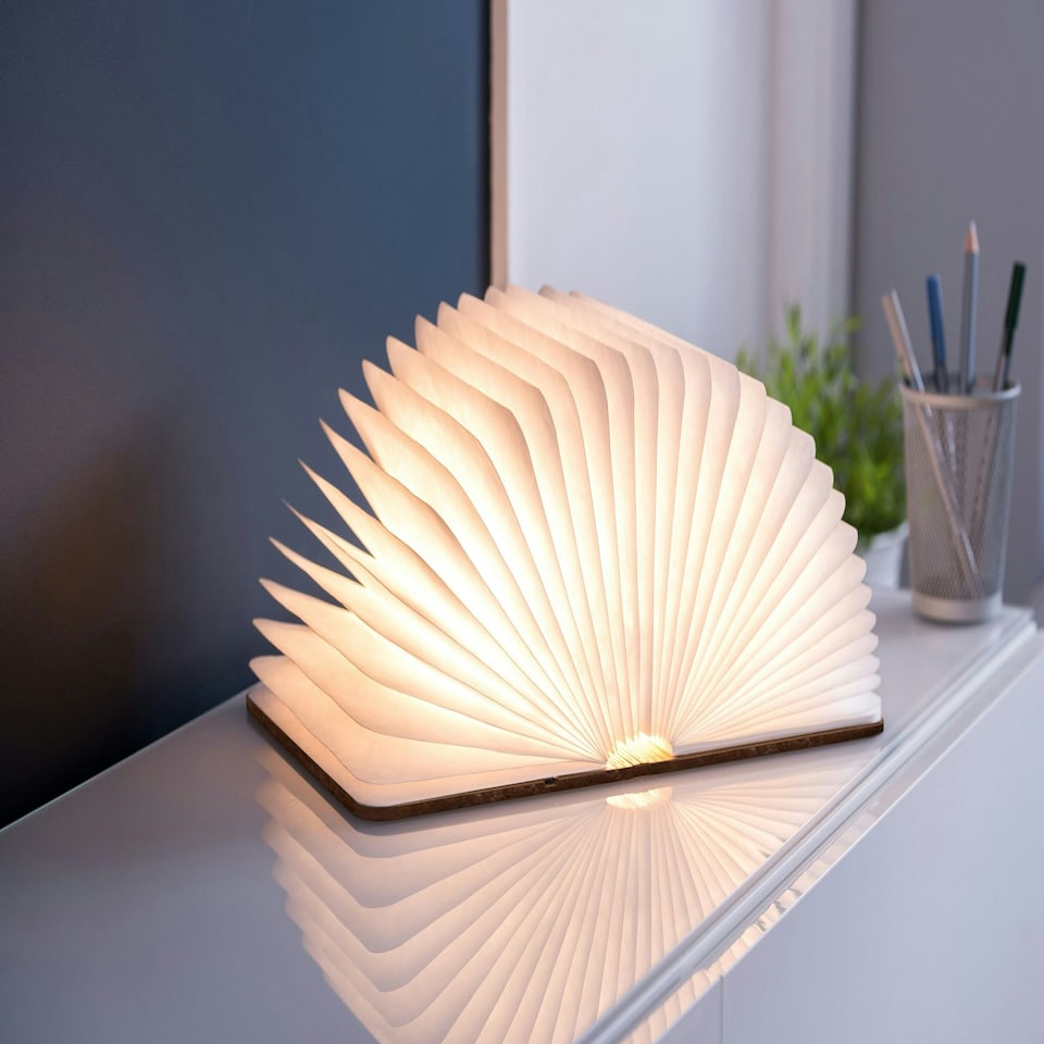 image 1 of Gingko LED Mini Smart Book Desk Light N/A | Brown Leather