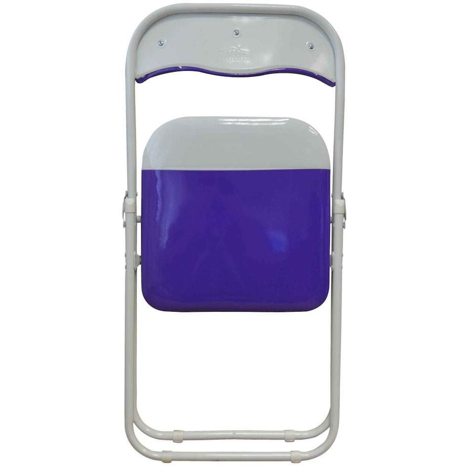 image 1 of Harbour Housewares Coloured Padded Folding Chairs - Purple - Pack of 6 | Purple | Purple