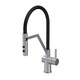 image 1 of Modern Kitchen Mono Mixer Tap - Single Lever Brushed Nickel | Silver | Brushed Nickel | 1