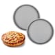 image 1 of 3 x Non-Stick Round Quiche Flan Tin (23.5cm) Ideal for Sweet & Savoury Bakes Grey