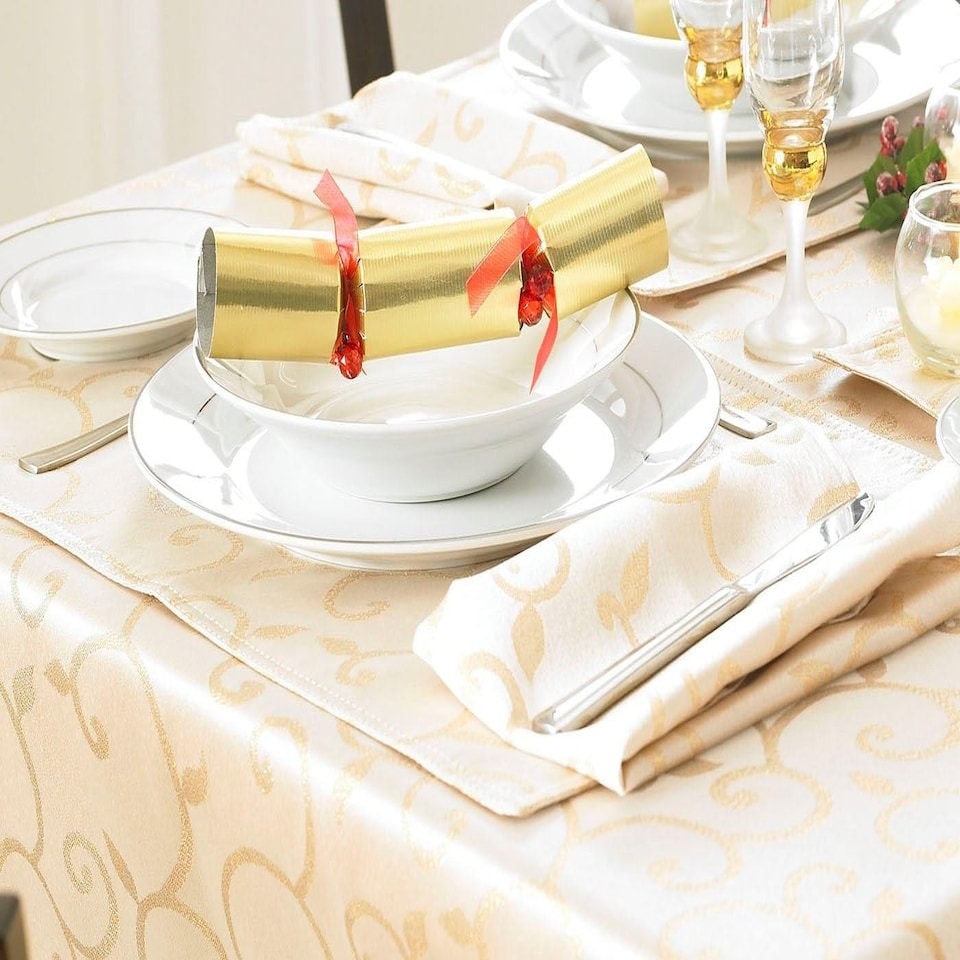 image 1 of Alexis 2 Pack of Placemats - Cream - 33x48cm